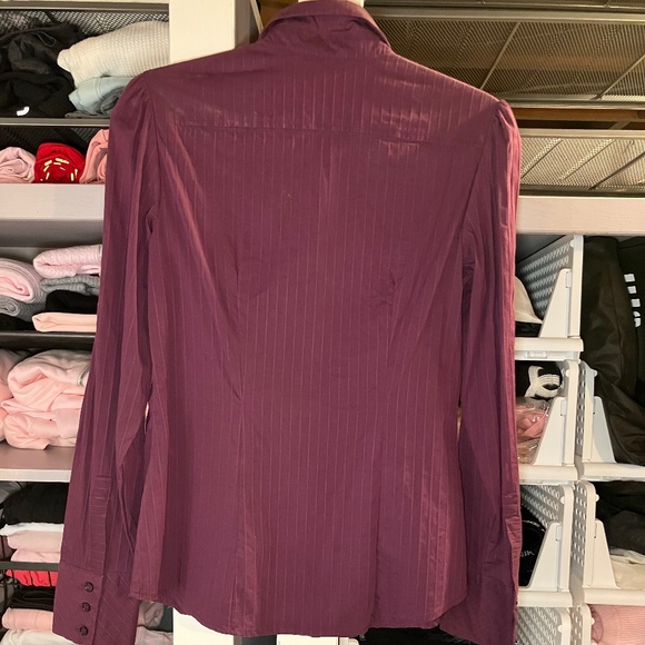 Smart Set Merlot Long Sleeve Dress Shirt - Picture 2 of 5